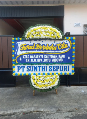 Papan Bunga Duka di Parit Rantang