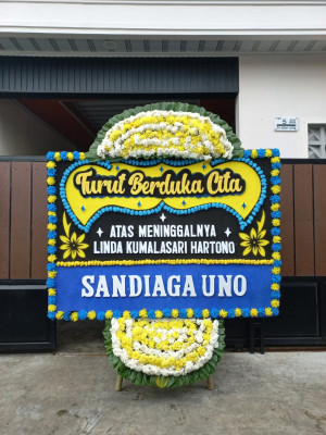 Papan Bunga Duka di Parit Rantang